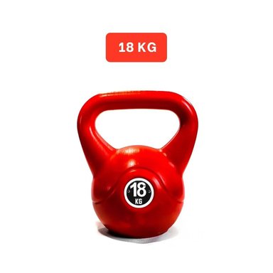 CARGA RUSA PARA ENTRENAMIENTO FITNESS INTENSIVO 18 KG ROJO Y+POST IT - 4