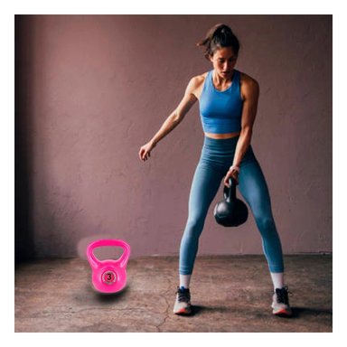 PACK4 EQUIPO RUSO DEPORTIVO PARA CORE Y RESISTENCIA 3 KG FUCSIA - 3