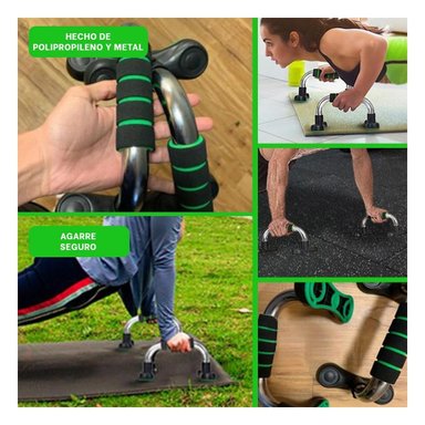 PACK2 ESTRUCTURA COMPACTA PUSH UP SOLIDA Y DURADERA VERDE NEUTRO Y+PAPEL REGALO - 3