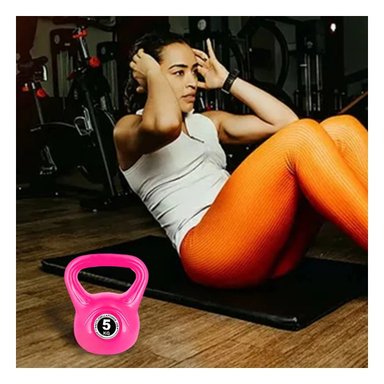 PACK4 CARGA RUSA PARA EJERCICIOS DE EQUILIBRIO Y CORE 5 KG FUCSIA - 5