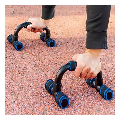 PLATAFORMA PUSH UP ERGONOMICA PARA EJERCICIOS COMODOS FORMA C NEGRO Y+POST IT - 3