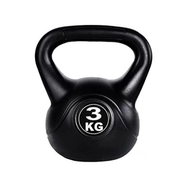 PACK2 EQUIPO FITNESS NACIONAL COMPACTO PARA ESPACIOS REDUCIDOS NEGRO 3 KG Y+REGALO STICKER - 2