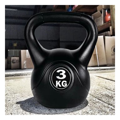 PACK2 EQUIPO FITNESS NACIONAL COMPACTO PARA ESPACIOS REDUCIDOS NEGRO 3 KG Y+REGALO STICKER - 3