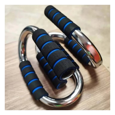 ESTRUCTURA PUSH UP MULTIFUNCIONAL PARA FUERZA Y POSTURA FORMA S AZUL Y+POST IT - 2
