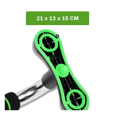 PACK4 ESTRUCTURA MULTIFUNCIONAL PUSH UP CONFORTABLE Y LIGERA VERDE NEUTRO Y+PAPEL REGALO - 4