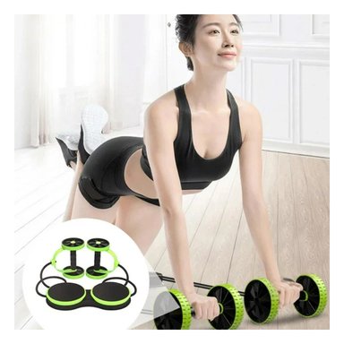 PACK2 RUEDA PORTATIL PARA CORE Y PLANCHAS CON RESISTENCIA VERDE - 2
