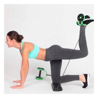 ENTRENADOR MULTIFUNCIONAL PARA CASA Y GIMNASIO VERDE Y+LIGAS REGALO - 1