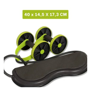 ENTRENADOR MULTIFUNCIONAL PARA CASA Y GIMNASIO VERDE Y+LIGAS REGALO - 4