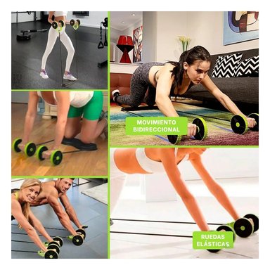 ENTRENADOR MULTIFUNCIONAL PARA CASA Y GIMNASIO VERDE Y+LIGAS REGALO - 5