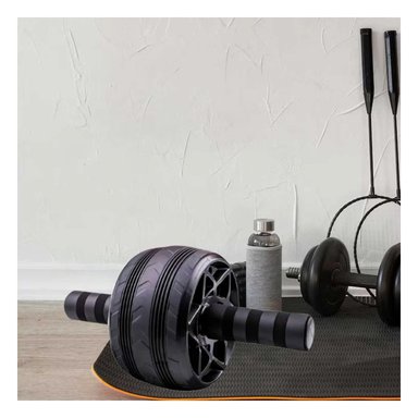 PACK4 ANILLO RODANTE FITNESS PARA TONIFICAR ZONA MEDIA NEGRO Y+REGALO STICKER - 3