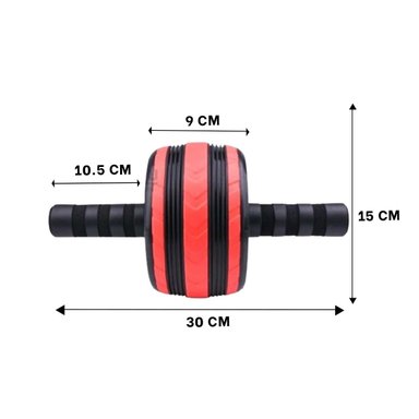 PACK6 RUEDIN PARA PLANCHA, ABDOMEN Y TONIFICACION DE MUSCULOS ROJO Y+REGALO STICKER - 4