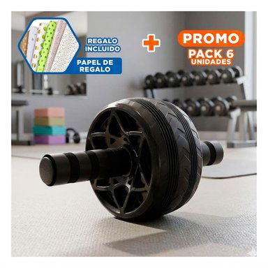 PACK6 RODANTE COMPACTO PARA RUTINAS FUNCIONALES NEGRO Y+PAPEL REGALO - 1