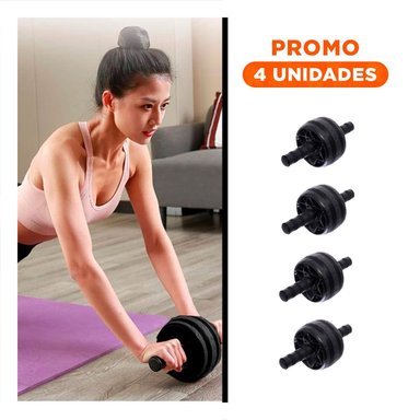 PACK4 ROTOR PARA PLANCHA CORE FIRME Y TONIFICACION MUSCULAR NEGRO Y+REGALO STICKER - 1