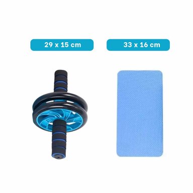 PACK2 ACCESORIO DE ENTRENAMIENTO PARA ABDOMEN EN CASA CELESTE Y+REGALO STICKER - 4