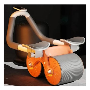 PACK2 RUEDA ABDOMINAL 2 EN 1 CON CONTADOR ANALOGICO Y BASE ESTABLE NARANJA Y+REGALO STICKER - 3