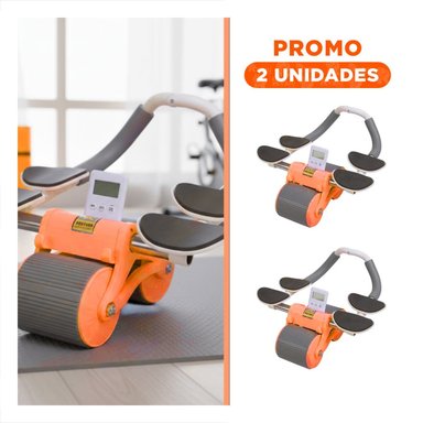 PACK2 AB WHEEL 2 EN 1 CON TABLERO ANALOGICO PARA USO DIARIO NARANJA - 1