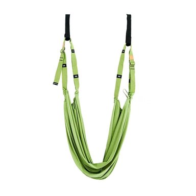 CUERDA AEREA LIGERA, SEGURA Y AJUSTABLE PARA YOGA COLOR VERDE Y+REGALO STICKER - 3