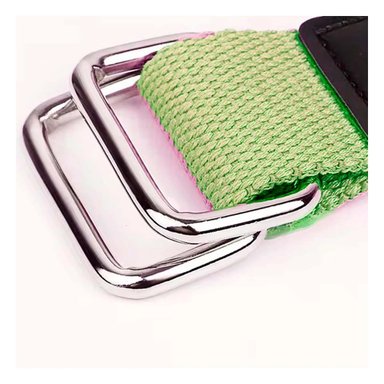 PACK4 HAMACA AEREA AJUSTABLE Y COMODA PARA FLEXIBILIDAD COLOR VERDE Y+REGALO STICKER - 5