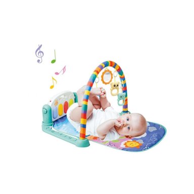 PACK2 CENTRO VERDE AGUA CON PIANO Y ARCO PARA JUEGO SEGURO EN CASA Y+REGALO STICKER - 2