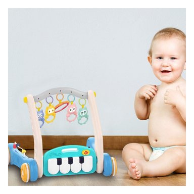 PACK4 GIMNASIO PRACTICO 2 EN 1 CON ANDADOR Y PIANO PARA USO DIARIO Y+PAPEL REGALO - 2