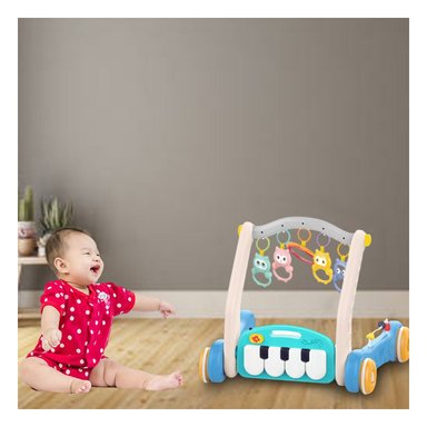 PACK4 GIMNASIO PRACTICO 2 EN 1 CON ANDADOR Y PIANO PARA USO DIARIO Y+PAPEL REGALO - 5