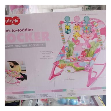 PACK2 ASIENTO MUSICAL DE MECEDORA ROSADO VIBRATORIA DIDACTICO E INTERACTIVO CASA Y+PAPEL REGALO - 5