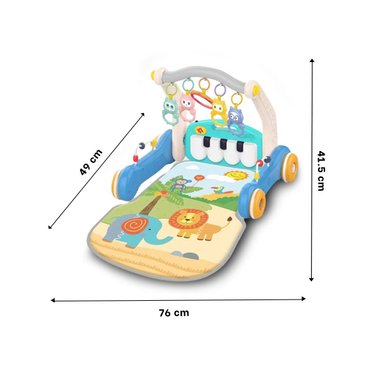 PACK4 CENTRO FUNCIONAL 2 EN 1 CON PIANO CELESTE PARA MOVIMIENTO GUIADO Y+REGALO STICKER - 4