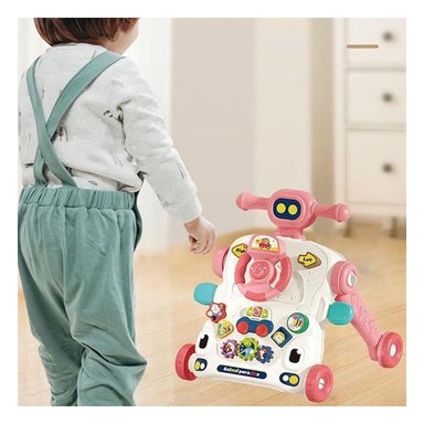 CAMINADOR INFANTIL DE TUERCAS ROSADO PARA JUEGO DIARIO EN CASA Y+REGALO STICKER - 5