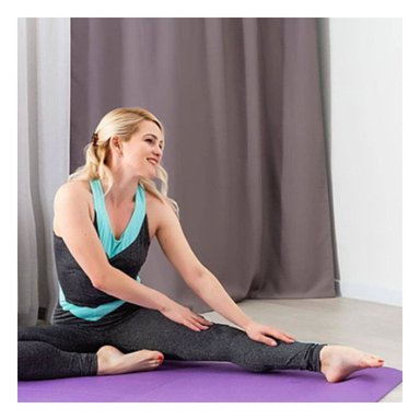 COLCHONETA YOGA 10MM ESPUMA MORADO ANTIDESLIZANTE Y SUAVE Y+PAPEL REGALO - 2