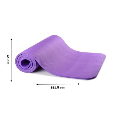 COLCHONETA YOGA 10MM ESPUMA MORADO ANTIDESLIZANTE Y SUAVE Y+PAPEL REGALO - 4