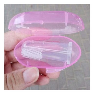 PACK2 CUIDADO BUCAL MODELO DEDAL PARA BEBE CON ESTUCHE ROSA DE PRACTICIDAD Y+PAPEL REGALO - 5