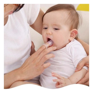 PACK2 CUIDADO BUCAL MODELO DEDAL PARA BEBE CON ESTUCHE AZUL DE PRACTICIDAD - 5