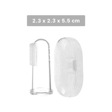 PACK2 LIMPIADOR ENCIAS DISENO DEDAL PARA BEBE CON ESTUCHE CON FIRMEZA Y+PAPEL REGALO - 4