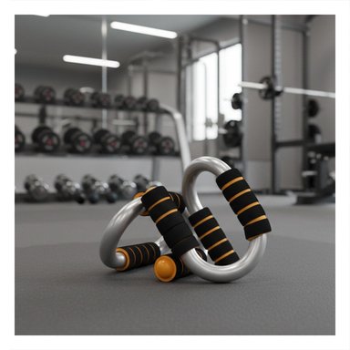 PACK6 PLATAFORMA FITNESS PUSH UP EN FORMA DE S NARANJA CON BASE ANTIDESLIZANTE - 3