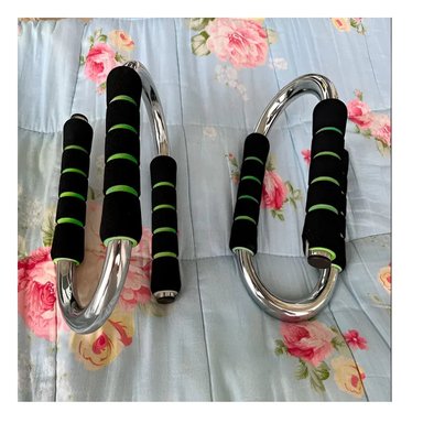 SOPORTE ACTIVO PUSH UP EN FORMA DE S VERDE CON AGARRE ERGONOMICO Y+REGALO STICKER - 5