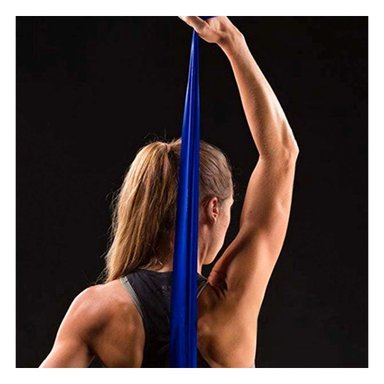 CINTA AZUL 29 A 79KG PARA MEJORAR FUERZA Y ESTABILIDAD Y+POST IT - 3
