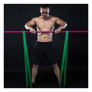 CINTA VERDE 25 A 57KG PARA RUTINAS FITNESS Y+POST IT - 3