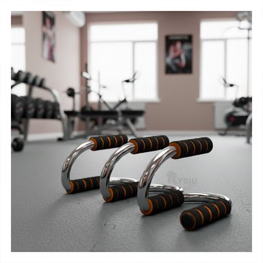 PACK6 PLATAFORMA DEPORTIVA PUSH UP EN FORMA DE S NARANJA CON SOPORTE SEGURO Y+PAPEL REGALO - 5