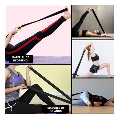 ELASTICO NEGRO 11 A 29KG PARA TRABAJO DE PIERNAS - 5