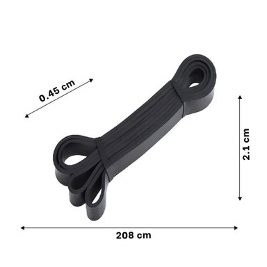 CINTA NEGRA 11 A 29KG PARA MEJORAR FUERZA Y ESTABILIDAD Y+POST IT - 4
