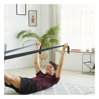 PACK6 EQUIPO DE RESISTENCIA NEGRA 11 A 29KG PARA ENTRENAMIENTO FUNCIONAL Y+REGALO STICKER - 3
