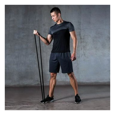 PACK6 EQUIPO DE RESISTENCIA NEGRA 11 A 29KG PARA ENTRENAMIENTO FUNCIONAL Y+REGALO STICKER - 5