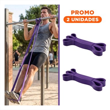 PACK2 CINTA MORADA 16 A 39KG PARA RUTINAS FITNESS - 1