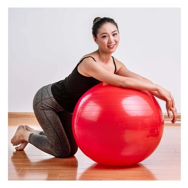 PELOTA PILATES COMODA Y FIRME CON SOPORTE PARA RUTINA Y ENTRENAMIENTO - 1