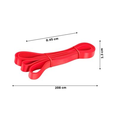 CINTA ROJA 7 A 16KG PARA RUTINAS FITNESS Y+REGALO STICKER - 4
