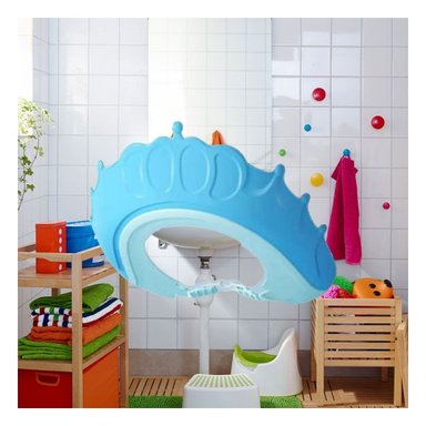 ARO PROTECTOR DE DUCHA AJUSTABLE PARA NINOS CELESTE MOL 2 Y+PAPEL REGALO - 2