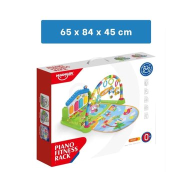 PACK4 PLATAFORMA DE ESTIMULACION PARA BEBE CON PIANO CASITA VERDE HUANGER - 4