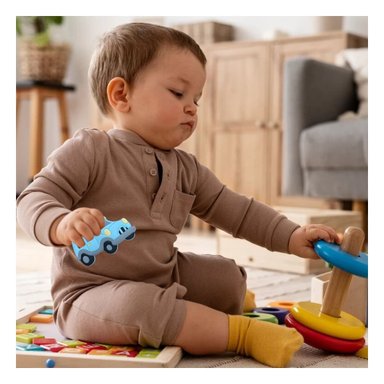 PACK6 COMPLEMENTO DE DENTICION INFANTIL EN SILICONA CARRO CELESTE Y+REGALO STICKER - 5