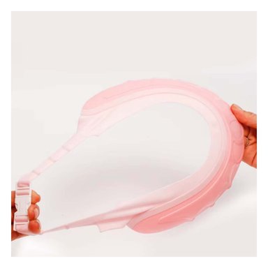 VINCHA DE DUCHA AJUSTABLE PARA NINOS ROSADO MOL 2 RESISTENTE Y+PAPEL REGALO - 2
