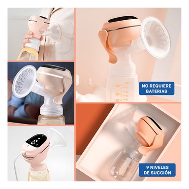 BOMBA PORTATIL ELECTRICA LECHE MELON MOVIL Y COMODA PARA USO DIARIO Y+LIGAS REGALO - 5